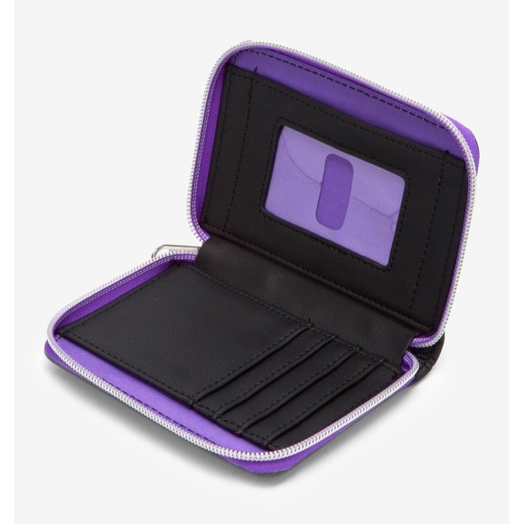 Loungefly Nightmare Before Christmas Jack & Sally Pumpkin Frame Backpack WALLET - Picture 9 of 9